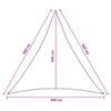 Aurinkovarjolaudat 3,6 x 3,6 x 3,6 m HDPE