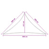 Aurinkovarjolaudat 5 x 5 x 5 m HDPE