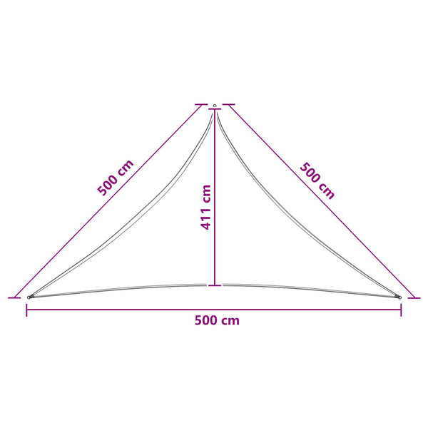 Aurinkovarjolaudat 5 x 5 x 5 m HDPE