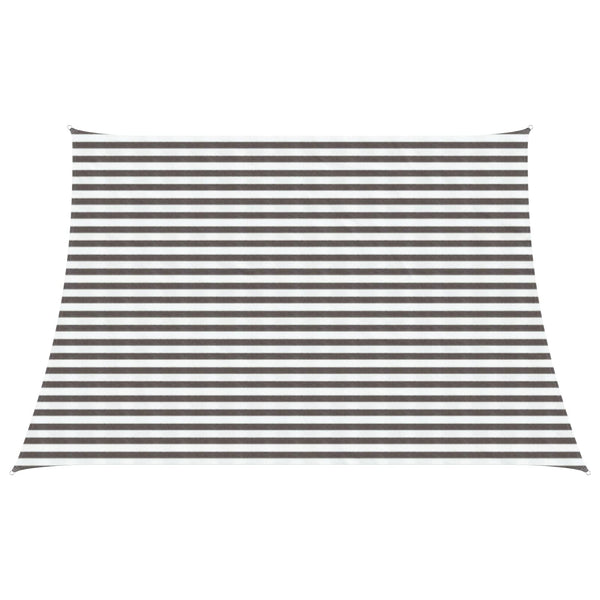 Aurinkovarjolaudat Vaaleanharmaa ja valkoinen 4 / 5 x 3 m HDPE