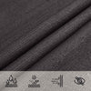 Aurinkovarjolaudat Antrasiitti 2 x 6 m HDPE