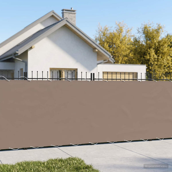 Parvekkeen yksityisyyden suoja 1,5 x 15 m Kangas PU-pinnoitettu