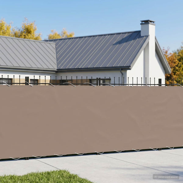 Parvekkeen yksityisyyden suoja 1,8 x 15 m Kangas PU-pinnoitettu