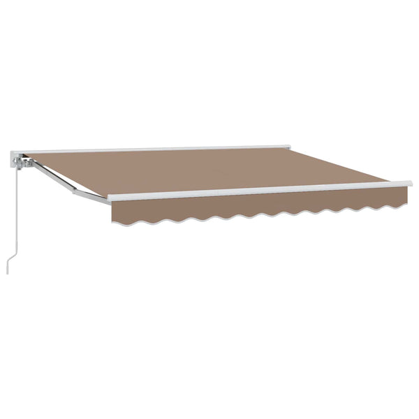 Vedettävä markiisi Taupe 2,5 x 2 m Polyesteri ja alumiini