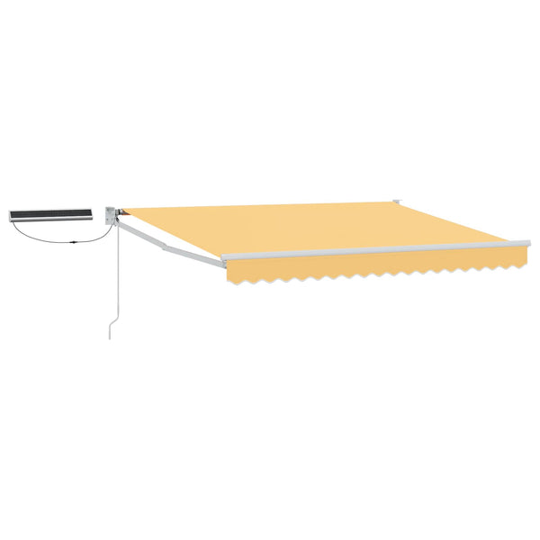 Sähkökäyttöinen Vedettävä Varjo Hiekka 3,5 x 2 m