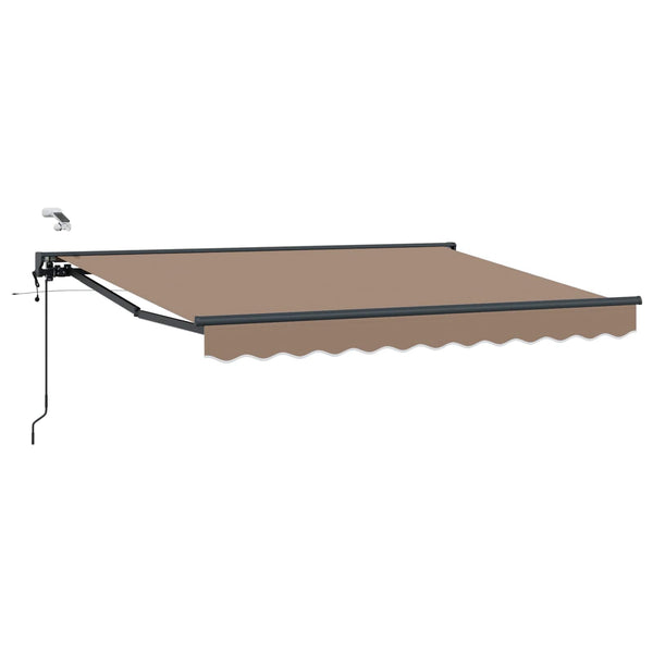 Sähkökäyttöinen Vedettävä Varjo Taupe 4 x 2 m