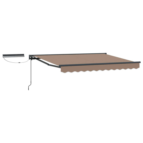 Sähkökäyttöinen Vedettävä Varjo Taupe 4 × 3 m