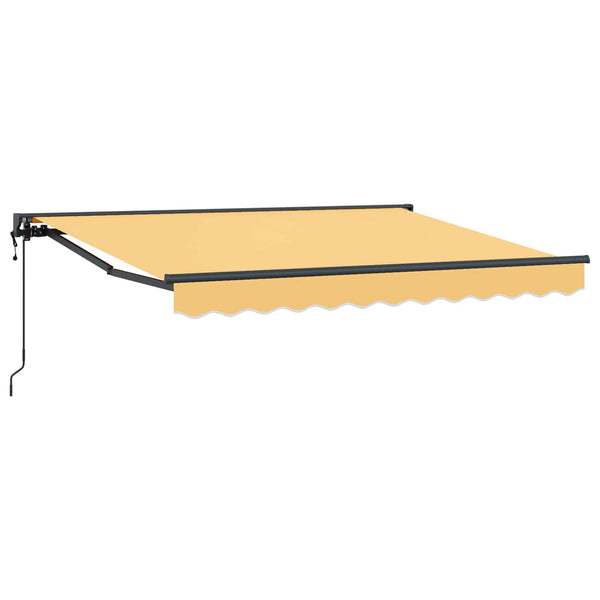 Sähkökäyttöinen Vedettävä Varjo Hiekka 4 × 3,5 m