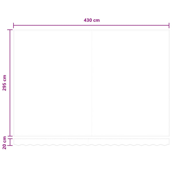 Vedettävä markiisi Taupe 450 × 300 cm Kangas ja Alumiini