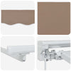 Manuaalinen markiisin runko LED-valoilla Taupe 4,5 × 3,5 m
