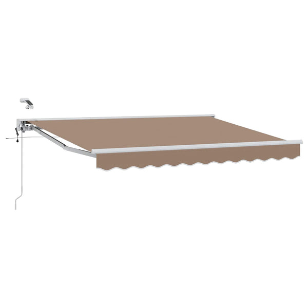 Sähkökäyttöinen Vedettävä Varjo Taupe 4,5 × 3,5 m