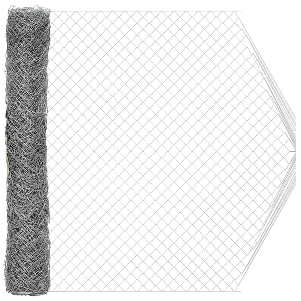Ketjuaita 2 x 10 m Teräs Galvanoitu
