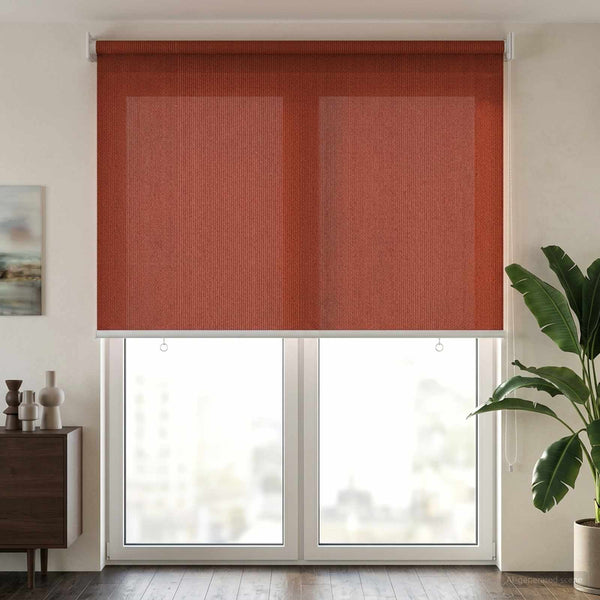 Ulkokäyttöinen rullakaihdin 90 % UV-suojalla Terra Cotta