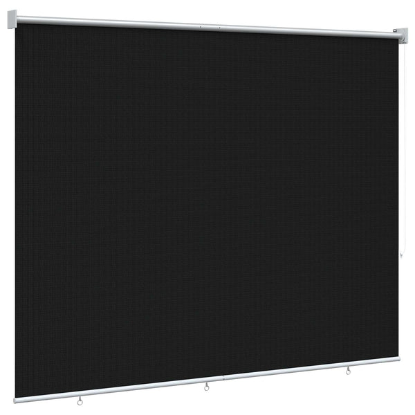 Ulkokäyttöinen rullakaihdin 90 % UV-suojalla Musta 200 x 140 cm