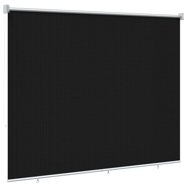 Ulkokäyttöinen rullakaihdin 90 % UV-suojalla Musta 200 x 140 cm