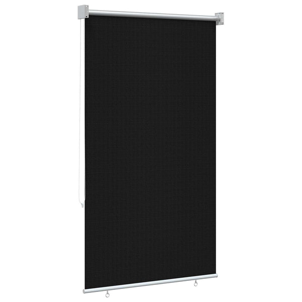 Ulkokäyttöinen rullakaihdin 90 % UV-suojalla Musta 80 x 230 cm