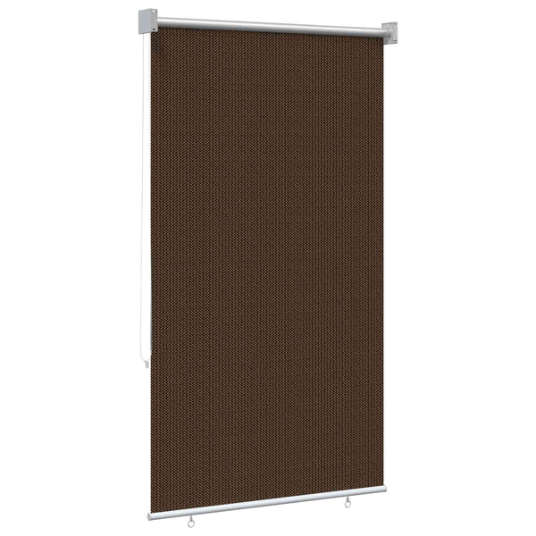 Ulkokäyttöinen rullakaihdin 90 % UV-suojalla Ruskea 80 x 230 cm