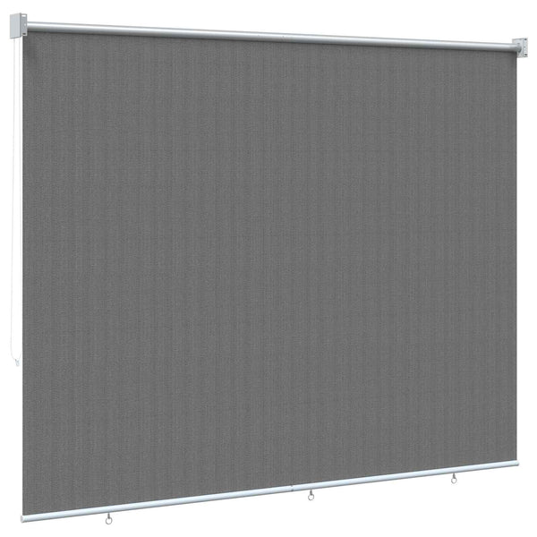 Ulkokäyttöinen rullakaihdin 90 % UV-suojalla Vaaleanharmaa