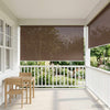 Ulkokäyttöinen rullakaihdin 90 % UV-suojalla Taupe 350 x 140 cm