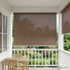 Ulkokäyttöinen rullakaihdin 90 % UV-suojalla Taupe 60 x 230 cm