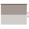 Ulkokäyttöinen rullakaihdin 90 % UV-suojalla Taupe 140 x 230 cm