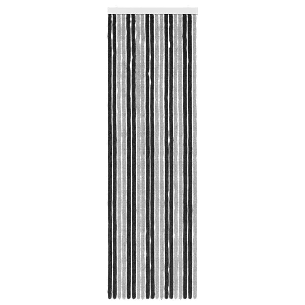 Hyönteiskangas Chenille Harmaa ja musta 56 x 185 cm 100% PP
