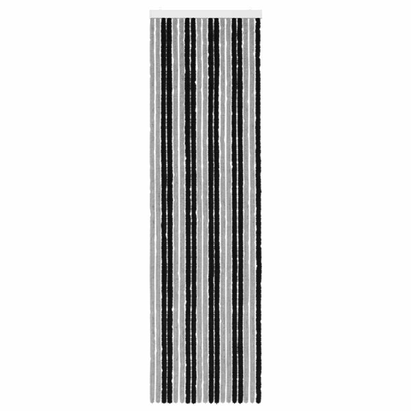 Hyönteiskangas Chenille Harmaa ja musta 56 x 200 cm 100% PP