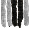 Hyönteiskangas Chenille Harmaa ja musta 90 x 200 cm 100% PP