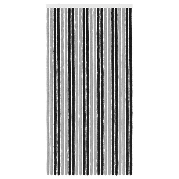 Hyönteiskangas Chenille Harmaa ja musta 100 x 200 cm 100% PP