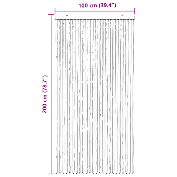 Hyönteiskangas Chenille Harmaa ja musta 100 x 200 cm 100% PP