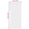 Hyönteiskangas Chenille Harmaa ja musta 100 x 220 cm 100% PP