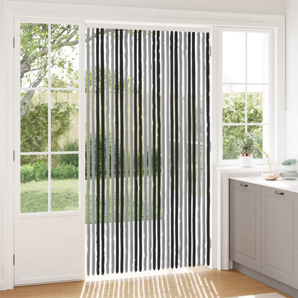 Hyönteiskangas Chenille Harmaa ja musta 118 x 220 cm 100% PP