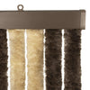 Hyönteiskangas Chenille Tumma ruskea ja beige 56 x 200 cm