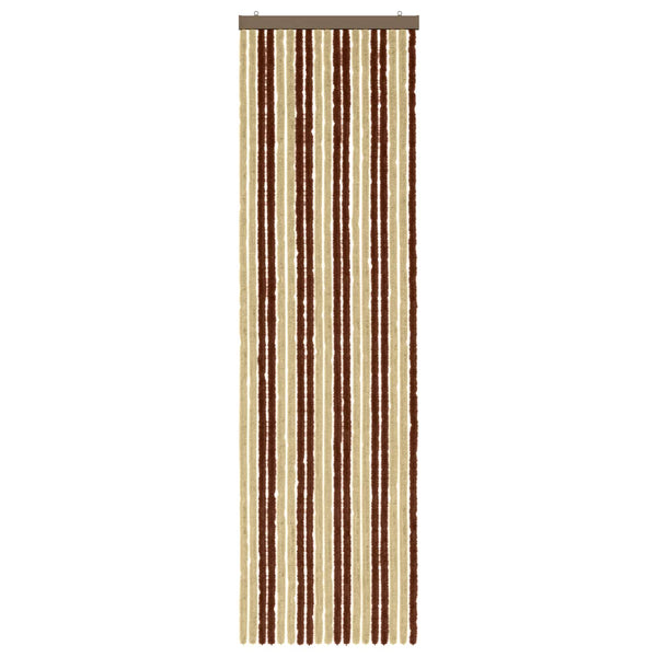 Hyönteiskangas Chenille Ruskea ja beige 56 x 200 cm 100% PP