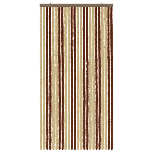 Hyönteiskangas Chenille Ruskea ja beige 100 x 200 cm 100% PP