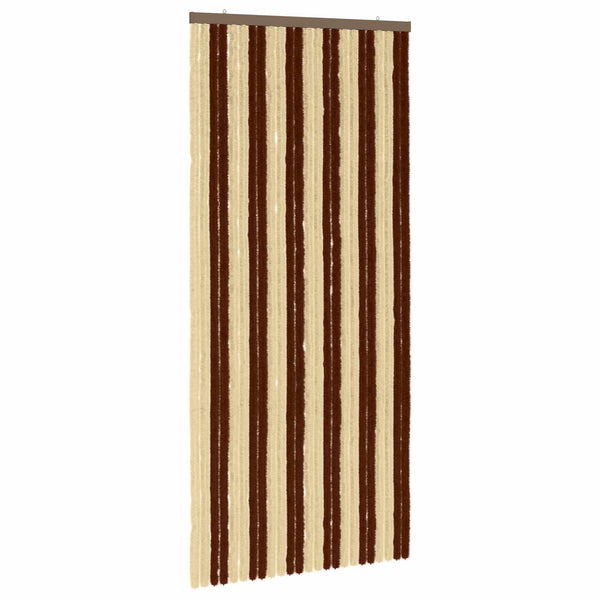 Hyönteiskangas Chenille Ruskea ja beige 100 x 220 cm 100% PP