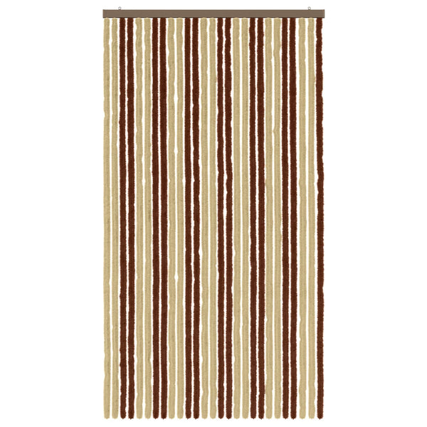 Hyönteiskangas Chenille Ruskea ja beige 118 x 220 cm 100% PP
