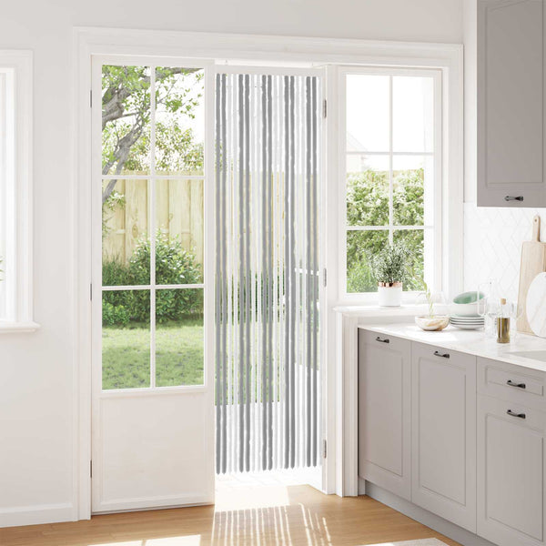 Hyönteiskangas Chenille Harmaa ja valkoinen 56 x 200 cm 100% PP