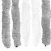 Hyönteiskangas Chenille Harmaa ja valkoinen 90 x 220 cm 100% PP