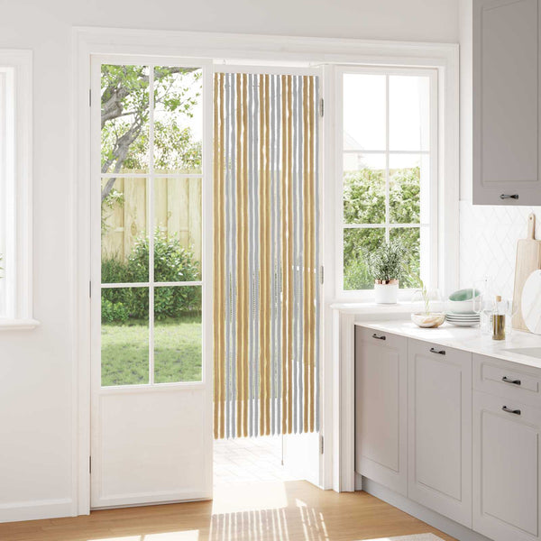 Hyönteiskangas Chenille Harmaa ja beige 56 x 185 cm 100% PP
