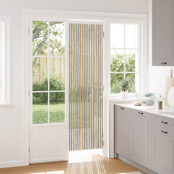 Hyönteiskangas Chenille Harmaa ja beige 56 x 200 cm 100% PP