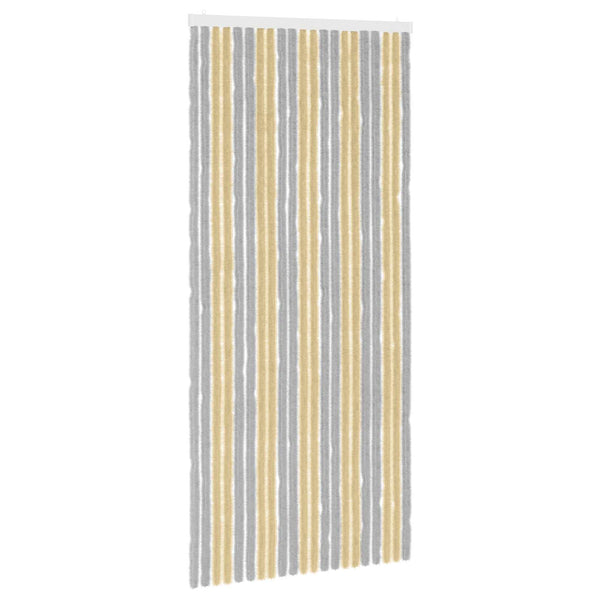 Hyönteiskangas Chenille Harmaa ja beige 90 x 200 cm 100% PP