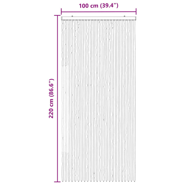 Hyönteiskangas Chenille Harmaa ja beige 100 x 220 cm 100% PP