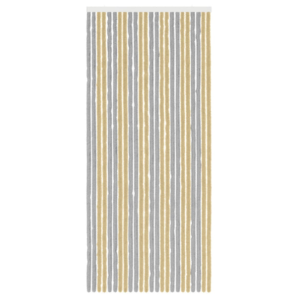 Hyönteiskangas Chenille Harmaa ja beige 100 x 230 cm 100% PP