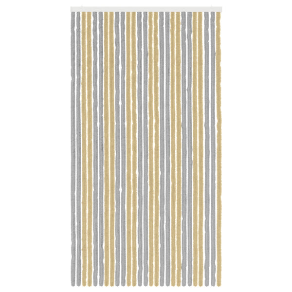 Hyönteiskangas Chenille Harmaa ja beige 118 x 220 cm 100% PP