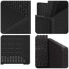 Puutarhan ruokatuolit 2 pcs Antrasiitti 53 x 47 x 88,5 cm PP