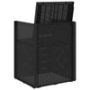 Puutarhan ruokatuolit 2 pcs Antrasiitti 53 x 47 x 88,5 cm PP