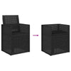 Puutarhan ruokatuolit 2 pcs Antrasiitti 53 x 47 x 88,5 cm PP