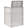 Puutarhan ruokatuolit 2 pcs valkoinen PP