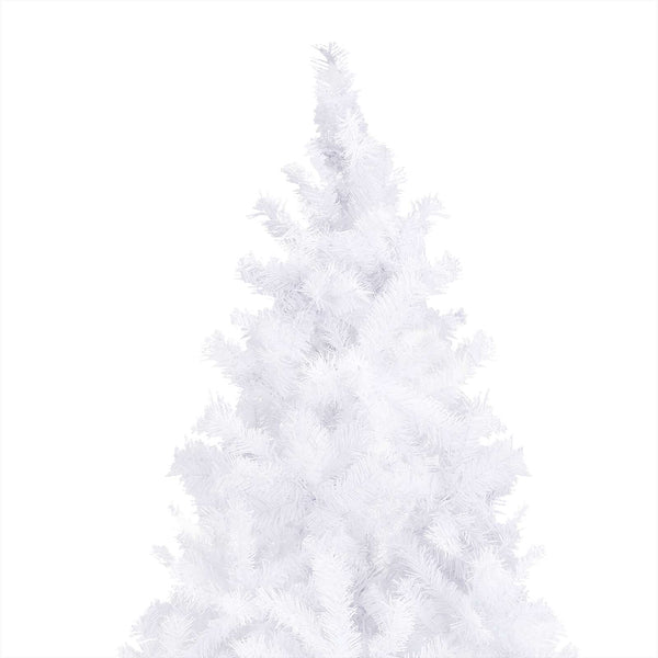 Tekojoulukuusi 300 LED-valoilla Valkoinen 300 cm PVC ja teräs